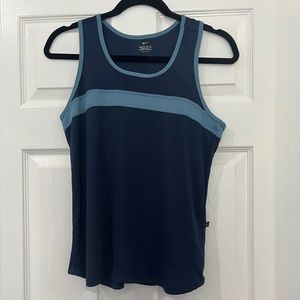 Womens Blue Nike Dri Fit Athletic Tank Top